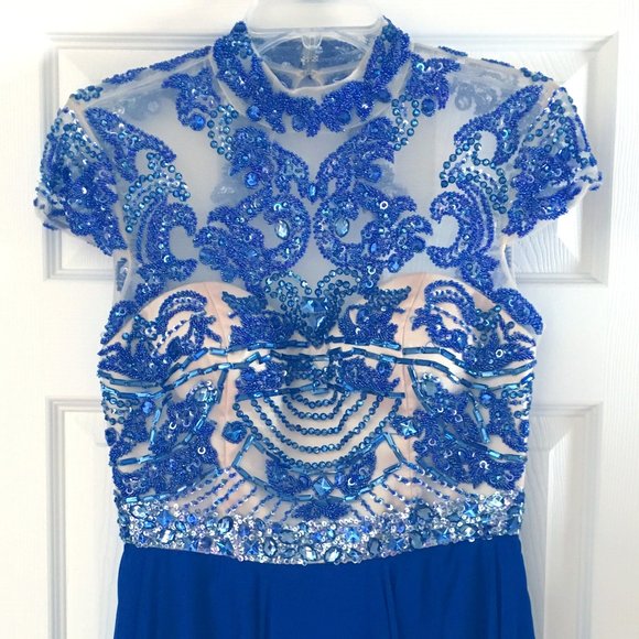 Sherri Hill Dresses & Skirts - Sherri Hill 1938 Short Blue Prom Dress